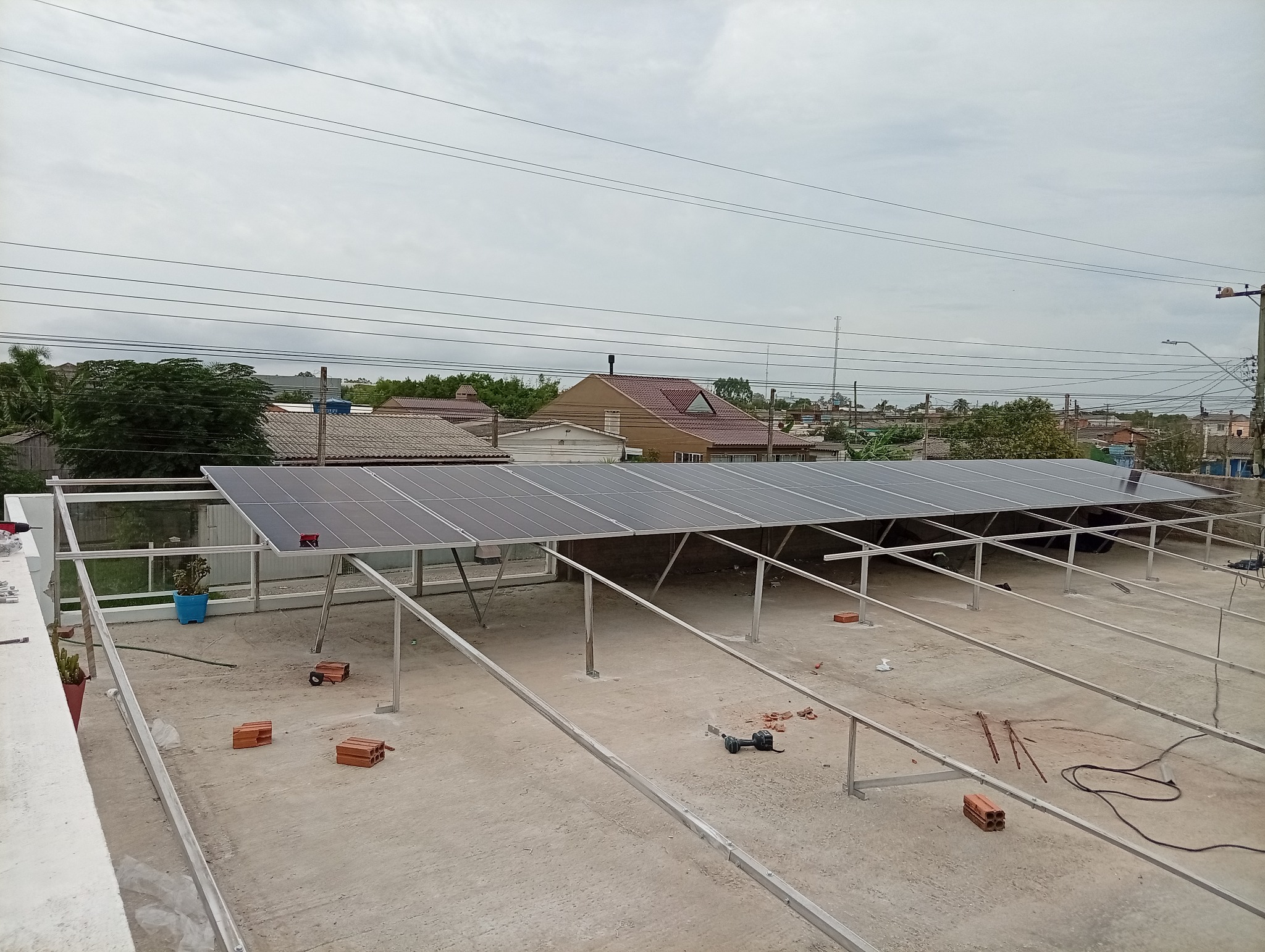 Sistema fotovoltaico de maior porte